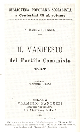 TecaLibri: Karl Marx: Manifesto del Partito Comunista